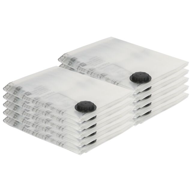 Harbour Housewares Vacuum Storage Bags - Extra-Large (90 x 120cm) - Black - Pack of 10 - Size: XL - image 1