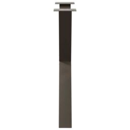 Berkfield Home Dining Table Legs X-Shaped 2 pcs Natural Steel 70x(72-73) cm Steel in Brown - thumbnail 6