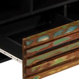 Berkfield Home TV Cabinet 100x34x46 cm Solid Wood Acacia - Size: 100 x 34 x 46 cm - thumbnail 8