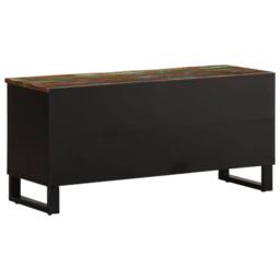 Berkfield Home TV Cabinet 100x34x46 cm Solid Wood Acacia - Size: 100 x 34 x 46 cm - thumbnail 5