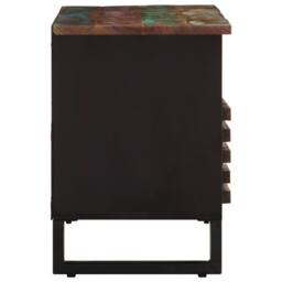 Berkfield Home TV Cabinet 100x34x46 cm Solid Wood Acacia - Size: 100 x 34 x 46 cm - thumbnail 4