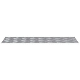 Berkfield Home Aluminium Checker Plates 2 pcs Anti-Slip 75x25 cm in Silver - Size: Medium - thumbnail 3