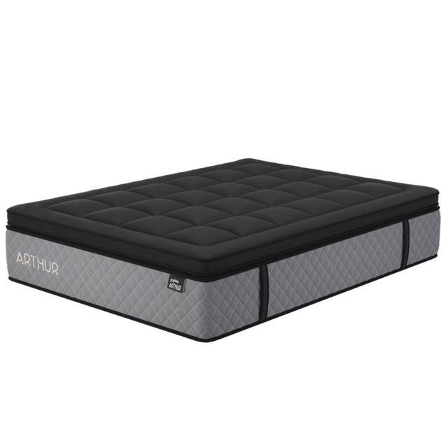 Arthur Sleep Graphite Arthur 3000 Pocket Hybrid Mattress in Charcoal - Size: Double - image 1