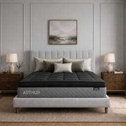 Arthur Sleep Graphite Arthur 3000 Pocket Hybrid Mattress in Charcoal - Size: Double - thumbnail 3