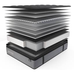 Arthur Sleep Graphite Arthur 3000 Pocket Hybrid Mattress in Charcoal - Size: Double - thumbnail 5