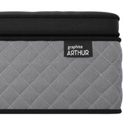 Arthur Sleep Graphite Arthur 3000 Pocket Hybrid Mattress in Charcoal - Size: Double - thumbnail 8