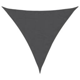 Berkfield Home Sunshade Sail Oxford Fabric Triangular 3x3x3 m Anthracite in Dark Grey - thumbnail 2