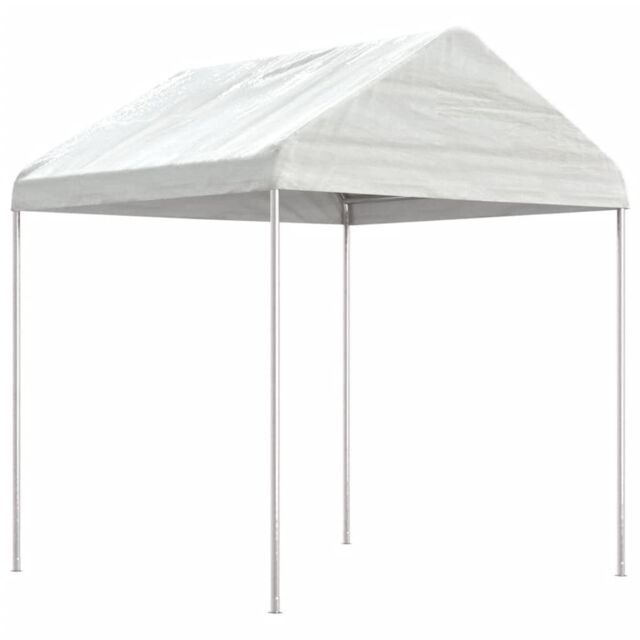 Berkfield Home Gazebo with Roof White 2.28x2.23x2.69 m Polyethylene - image 1