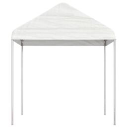 Berkfield Home Gazebo with Roof White 2.28x2.23x2.69 m Polyethylene - thumbnail 2