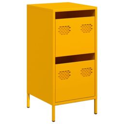 Berkfield Home Sideboard Mustard Yellow 35x39x73.5 cm Cold-rolled Steel - thumbnail 2