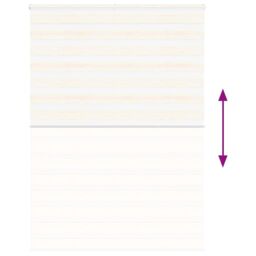 Berkfield Home Zebra Blind Marble Beige 165x200 cm Fabric Width 160.9 cm Polyester - thumbnail 5
