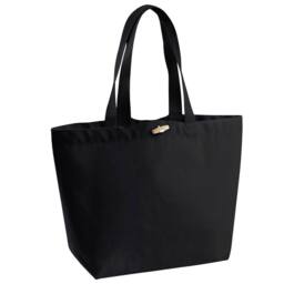 Westford Mill Marina Tote Shopping Bag (20L) in Black - thumbnail 1