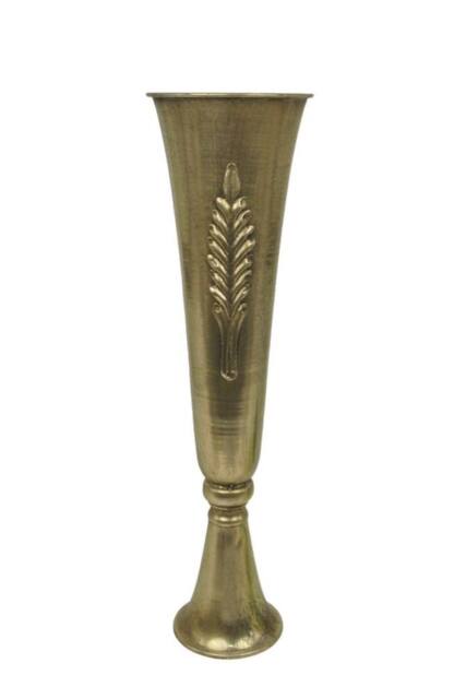 KDMD Antique Gold Creation Metal Table Centre Vase 54cm - image 1