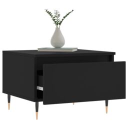 Berkfield Home Coffee Tables 2 pcs Black 50x46x35 cm Engineered Wood - Size: 50 x 46 x 35 cm - thumbnail 4