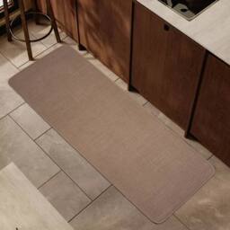 PAWNORA 45x120cm Non Slip Jute Braided Rug Kitchen Floor Rectangle Mat in Brown - Size: 100 cm x 100 cm - thumbnail 6