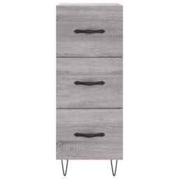 Berkfield Home Sideboard Grey Sonoma 34.5x34x90 cm Engineered Wood - thumbnail 6