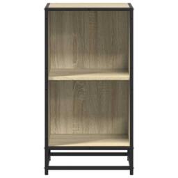 Berkfield Home Book Cabinet Sonoma Oak 40x35x76 cm Engineered Wood in Light Tan - Size: 40 x 35 x 76 cm - thumbnail 4