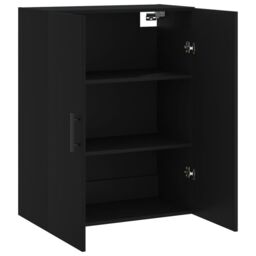 Berkfield Home Wall Mounted Cabinet Black 69.5x34x90 cm - thumbnail 6