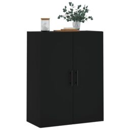 Berkfield Home Wall Mounted Cabinet Black 69.5x34x90 cm - thumbnail 4