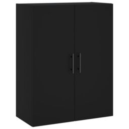 Berkfield Home Wall Mounted Cabinet Black 69.5x34x90 cm - thumbnail 2