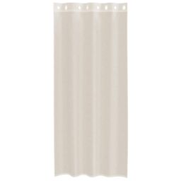 Berkfield Home Voile Curtains with Grommets 2 pcs Cream 140x225 cm - thumbnail 4