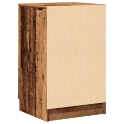 Berkfield Home Bedside Cabinets 2 pcs Old Wood 40x36x65 cm Engineered Wood in Brown - Size: 40 x 36 x 65 cm - thumbnail 7