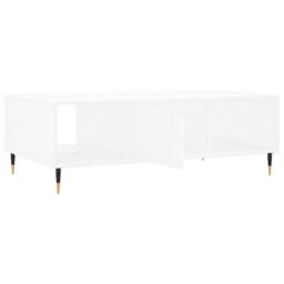 Berkfield Home Decorative Coffee Table White 104x60x35 cm Engineered Wood - Size: 104 x 60 x 35 cm - thumbnail 6