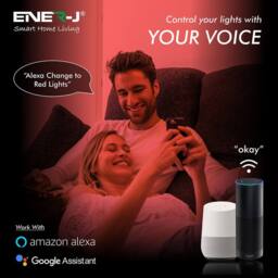 ENER-J 3m Smart WiFi RGB LED Neon Flex Kit with Remote & App Control in White - thumbnail 7