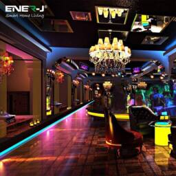 ENER-J 3m Smart WiFi RGB LED Neon Flex Kit with Remote & App Control in White - thumbnail 8