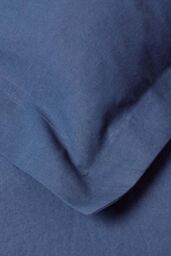 Homescapes Linen Oxford Pillowcase, Standard in Navy - thumbnail 6