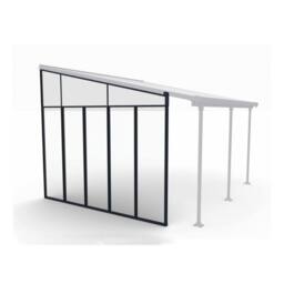 Palram Patio Cover 4 Series Sidewall - Acrylic - L319 x W6.7 x H305 cm - Grey - thumbnail 2