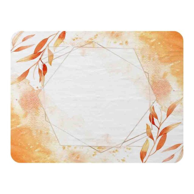 Benjamin Tate Design Autumn Leaves Blanket in Natural - Size: 120 cm x 150 cm - image 1
