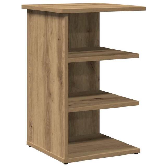 Berkfield Home Sideboard Artisan Oak 35x35x55 cm Engineered Wood in Brown - Size: 35 x 35 x 55 cm - image 1