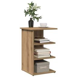 Berkfield Home Sideboard Artisan Oak 35x35x55 cm Engineered Wood in Brown - Size: 35 x 35 x 55 cm - thumbnail 3