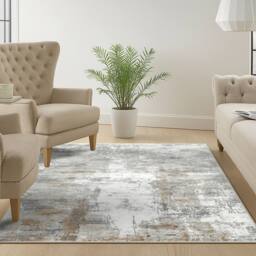 Marlow Washable Floor Rug Soft Non Slip Living Room Hallway Carpet - Size: 120 cm x 180 cm - thumbnail 1