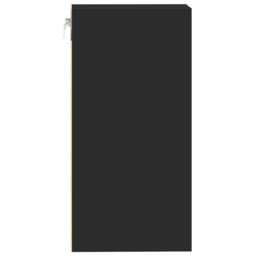 Berkfield Home Hanging Cabinet Black 40x29.5x60 cm Engineered Wood - thumbnail 5
