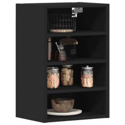 Berkfield Home Hanging Cabinet Black 40x29.5x60 cm Engineered Wood - thumbnail 2