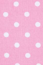 Homescapes Polka Dots Pink Ready Made Eyelet Curtain Pair - Size: 117 cm width x 137 cm drop - thumbnail 5