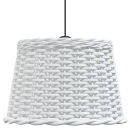 Berkfield Home Charming Ceiling Lamp Shade White √ò40x26 cm Wicker - Size: 40x26 cm - thumbnail 4