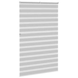 Berkfield Home Zebra Blind Light Grey 140x230 cm Fabric Width 135.9 cm Polyester - thumbnail 4
