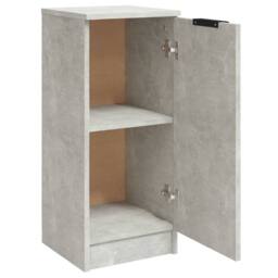 Berkfield Home Sideboard Concrete Grey 30x30x70 cm Engineered Wood - Size: 30 x 30 x 70 cm - thumbnail 7