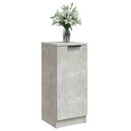 Berkfield Home Sideboard Concrete Grey 30x30x70 cm Engineered Wood - Size: 30 x 30 x 70 cm - thumbnail 4