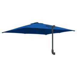Berkfield Home Patio Umbrella Azure Blue Steel, Polyester Large Adjustable - thumbnail 6