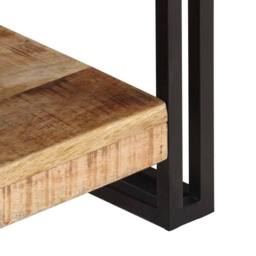 Berkfield Home TV Cabinet 120x30x40 cm Rough Mango Wood in Brown - Size: 120 x 30 x 40 cm - thumbnail 5