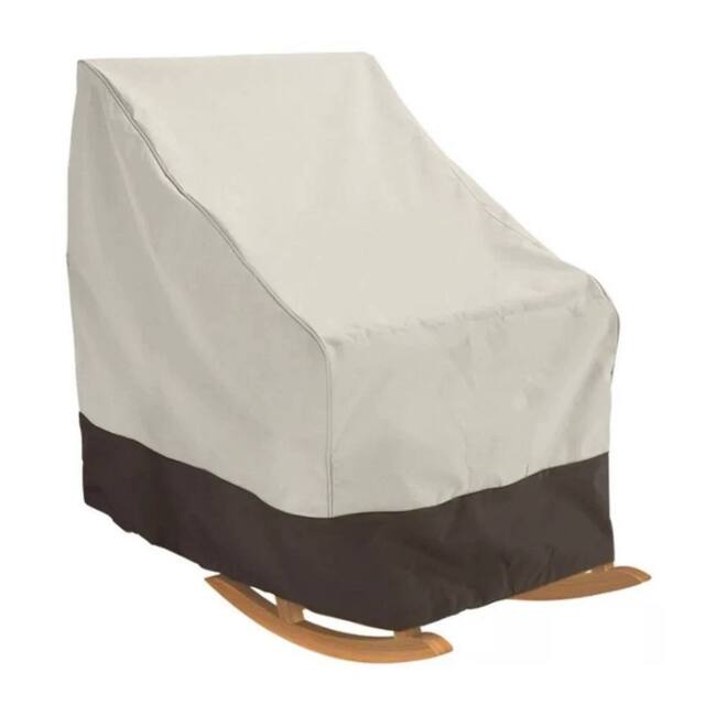 KORVIXA Outdoor Garden Furniture Seat Covers in Beige - Size: 100 cm x 100 cm - image 1