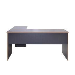 FWStyle Anthracite Grey L Shaped Reversible Home Office Corner Desk - thumbnail 3