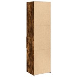 Berkfield Home Highboard Smoked Oak 50x42.5x185 cm Engineered Wood in Brown - thumbnail 6