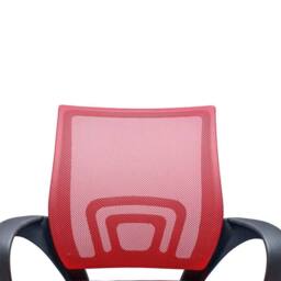 NESTLUNE Office Chair Mesh Back Ergonomic Desk Chair in Red - Size: 100 cm x 15 cm - thumbnail 6