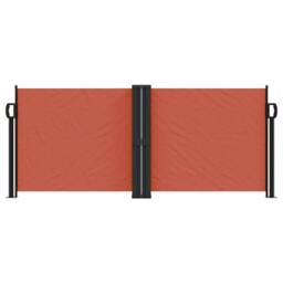 Berkfield Home Retractable Side Awning Terracotta 100x600 cm in Burnt Orange - thumbnail 3