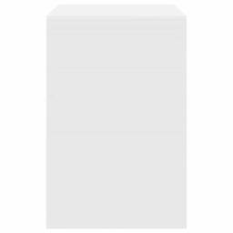 Berkfield Home White Computer Desk White Engineered wood 90 x 50 x 76 cm Tough - thumbnail 6
